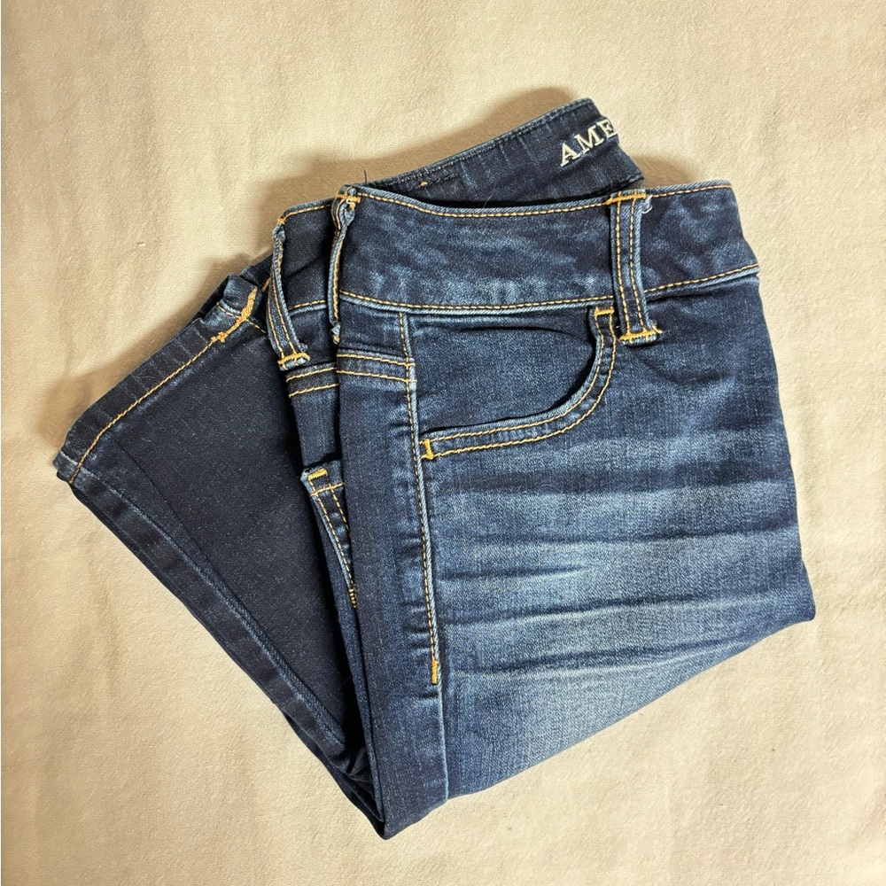 AEO Hi-Rise Super Stretch Skinny Jeans